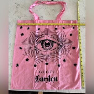 Gucci Garden Pink Graphic Tote Bag RARE